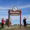 SP students by Menindee sign