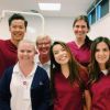 Dental students: Greg, Yvonne, Emma and Bianca